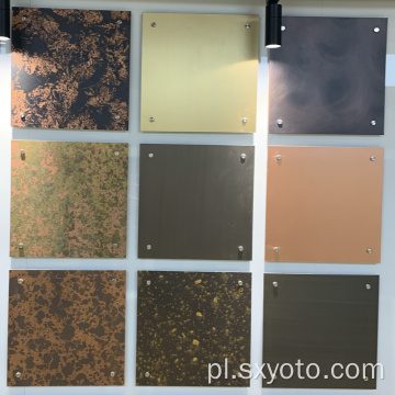 Wysokiej jakości kolorowe blachy aluminiowe powlekane PVDF